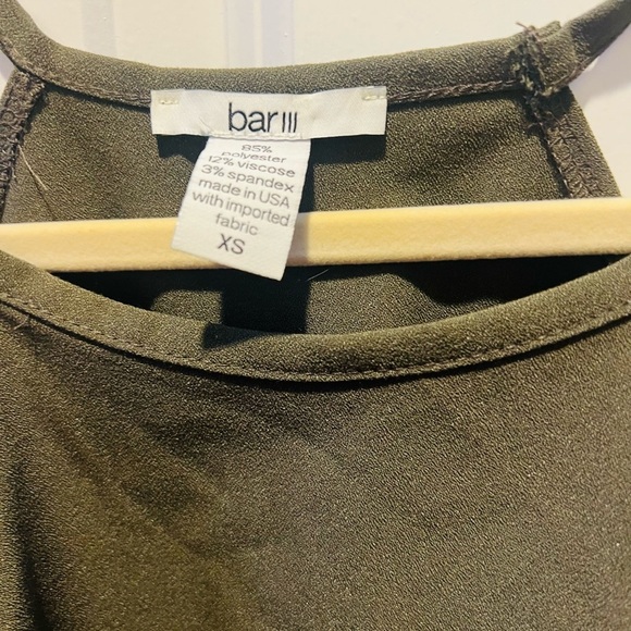 Bar III olive green XS dress - Picture 3 of 3